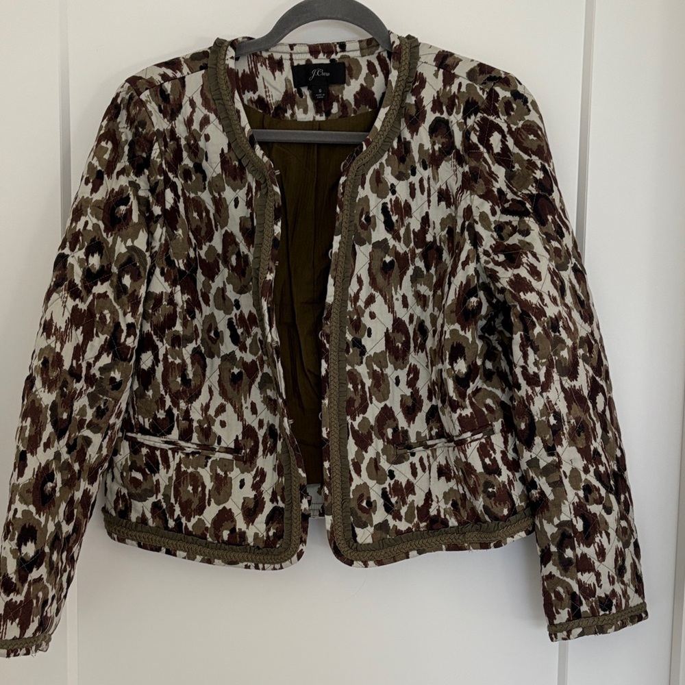 J. Crew Leopard Print Women's Blazer